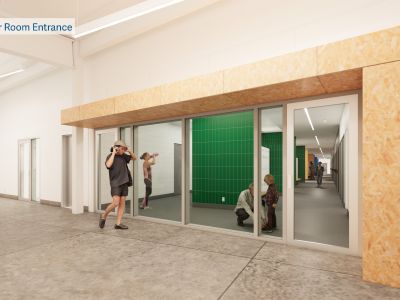 Locker Room Entrance